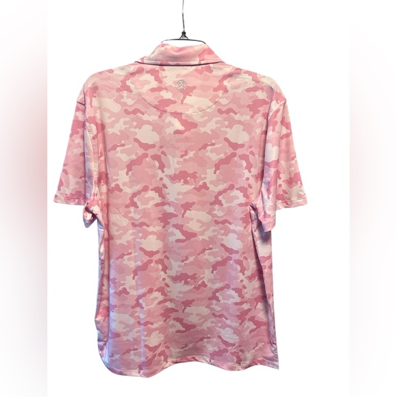 G/FORE Mapped Camo Tech Jersey Polo Large NWT Golf Shirt GMP000045 Gorpcore - Picture 5 of 8